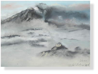 (65) Über den Wolken,
18 x 23 cm, 2011 (65) Über den Wolken,
18 x 23 cm, 2011